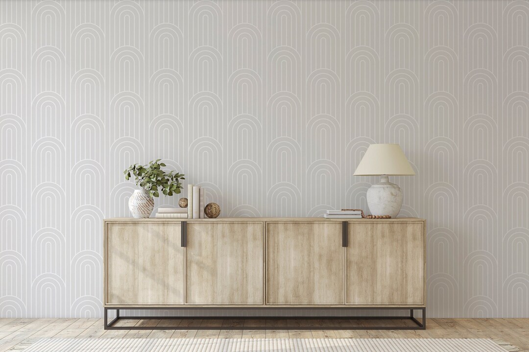 Art Deco Wallpaper, Arches Wallpaper, Art Deco Accent Wall, Art Deco