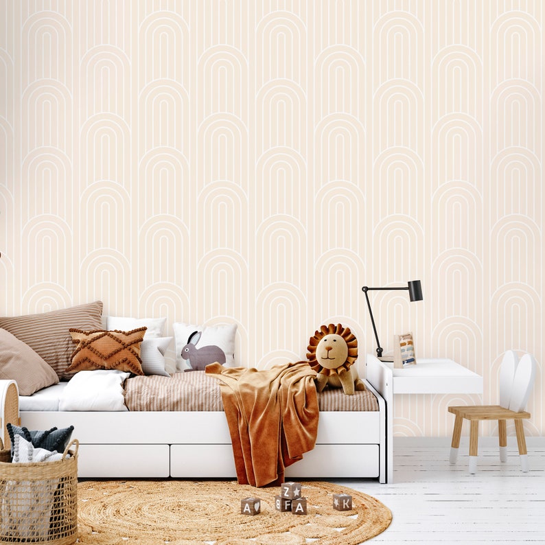 Art Deco Wallpaper, Arches Wallpaper, Art Deco Accent Wall, Art Deco