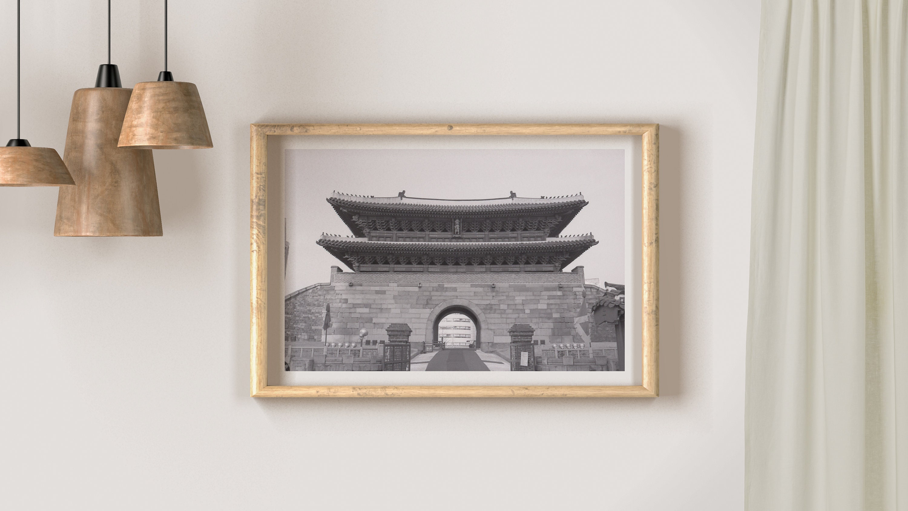 Beautiful Korea art wall Photo frame Photo wall Emotional Etsy