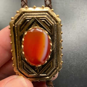 Agate Bolo Tie