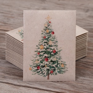 Carte-cadeau Tout ce que je veux pour l'arbre de Noël - 12 types de fleurs en sachets - 25 sachets de graines - Sans OGM