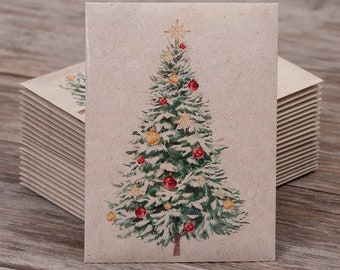 All I Want for Christmas Tree Gift Tag Card - 12 Types of Flowers Mix Seed Packets - 25 Seed Packets - Non-GMO