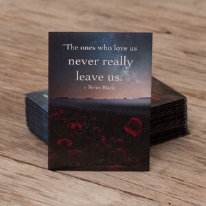 The Ones Who Love Us Never Really Leave Us - Poppies - 25 Seed Packets- Perfect Eco-Friendly Gift for DIY Gardeners