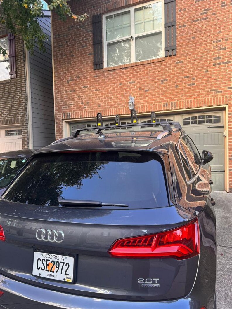 For Audi Q5 Black / Gray Aluminium New Roof Racks Cargo Cross Bars Roof