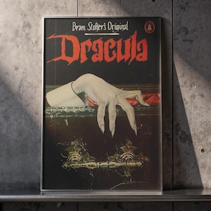 Dracula Poster | Movie Poster | Vampire Poster | Poster Gift | Movie | Wall Decor | Vintage Poster | Premium Print | Digital Art