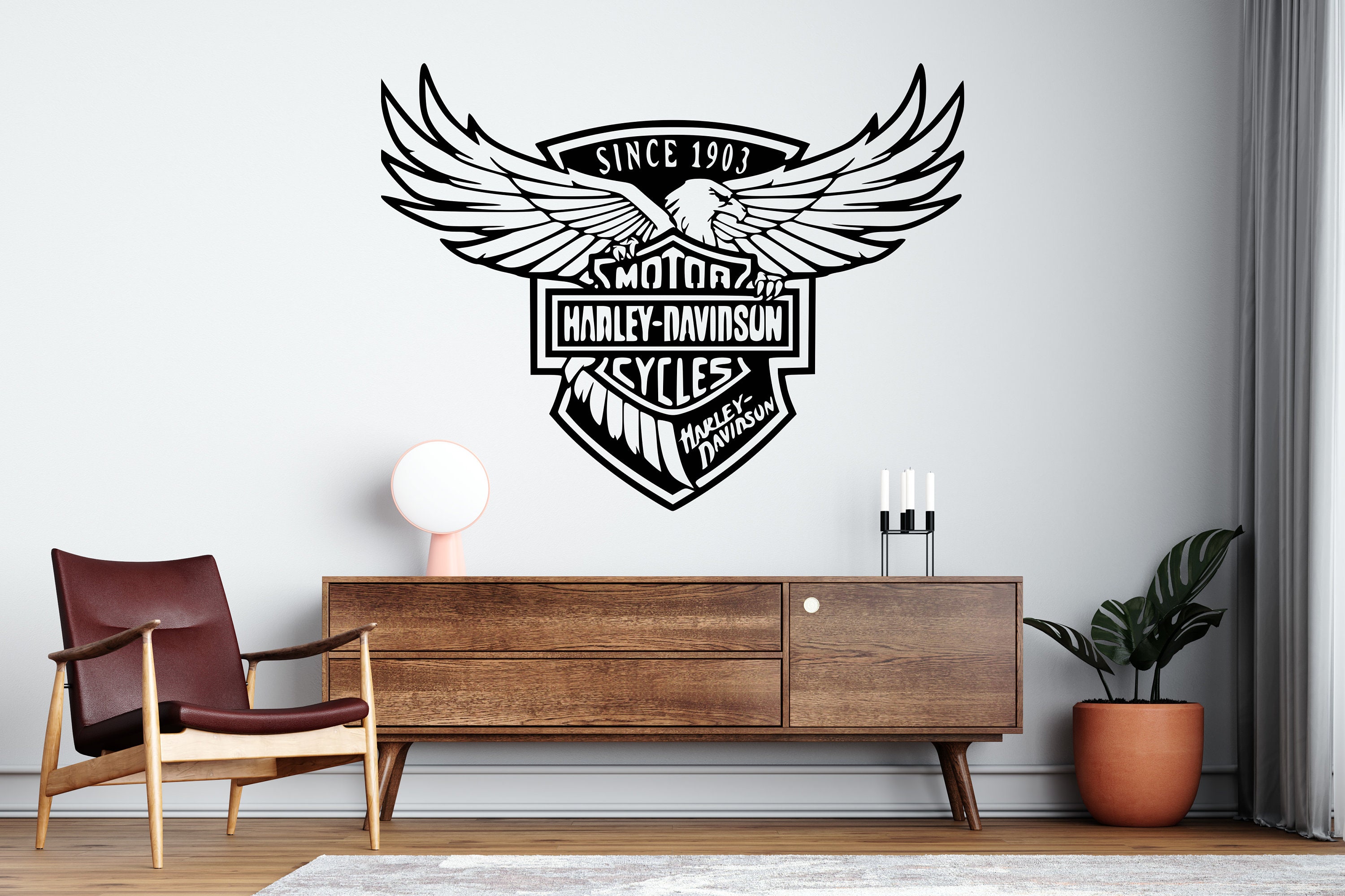 Harley Davidson Wall Decor | Harley Wall Art | Harley Davidson Metal