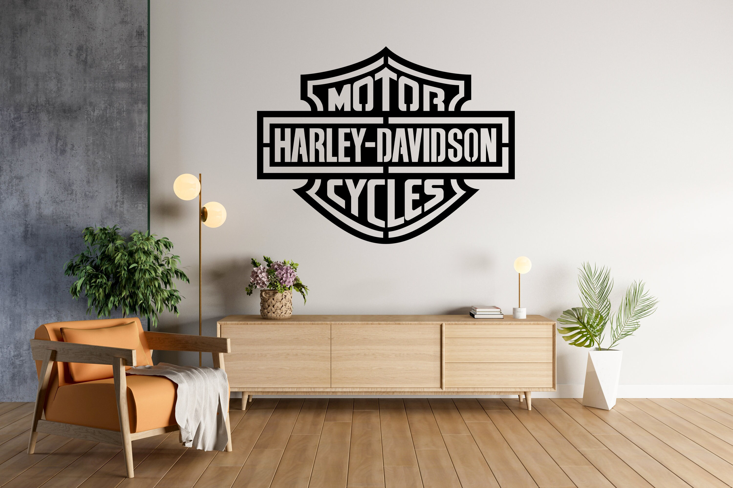Harley Davidson Wall Decor Harley Wall Art Harley Davidson Metal Wall Decor Motorcycle Wall Decor Garage Wall Decor Garage Decor Etsy UK