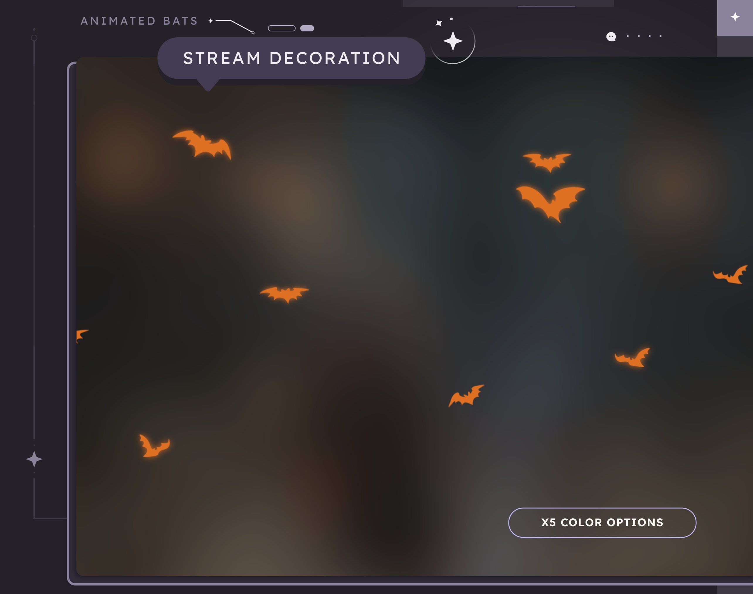 ANIMATED Flying Bats Stream Add-on | Twitch | Streamer | Halloween ...