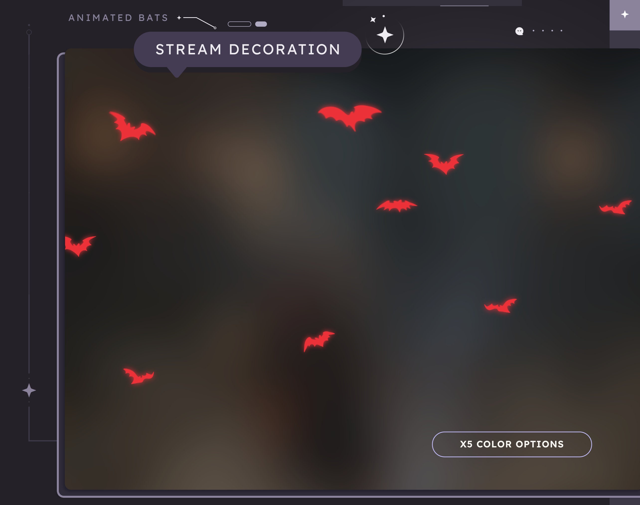 ANIMATED Flying Bats Stream Add-on | Twitch | Streamer | Halloween ...