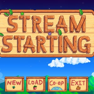 ANIMATED Stardew Valley Twitch screens | Stream starting soon | Be right back | Stream ending | Stream offline | Gamer | Pixel art