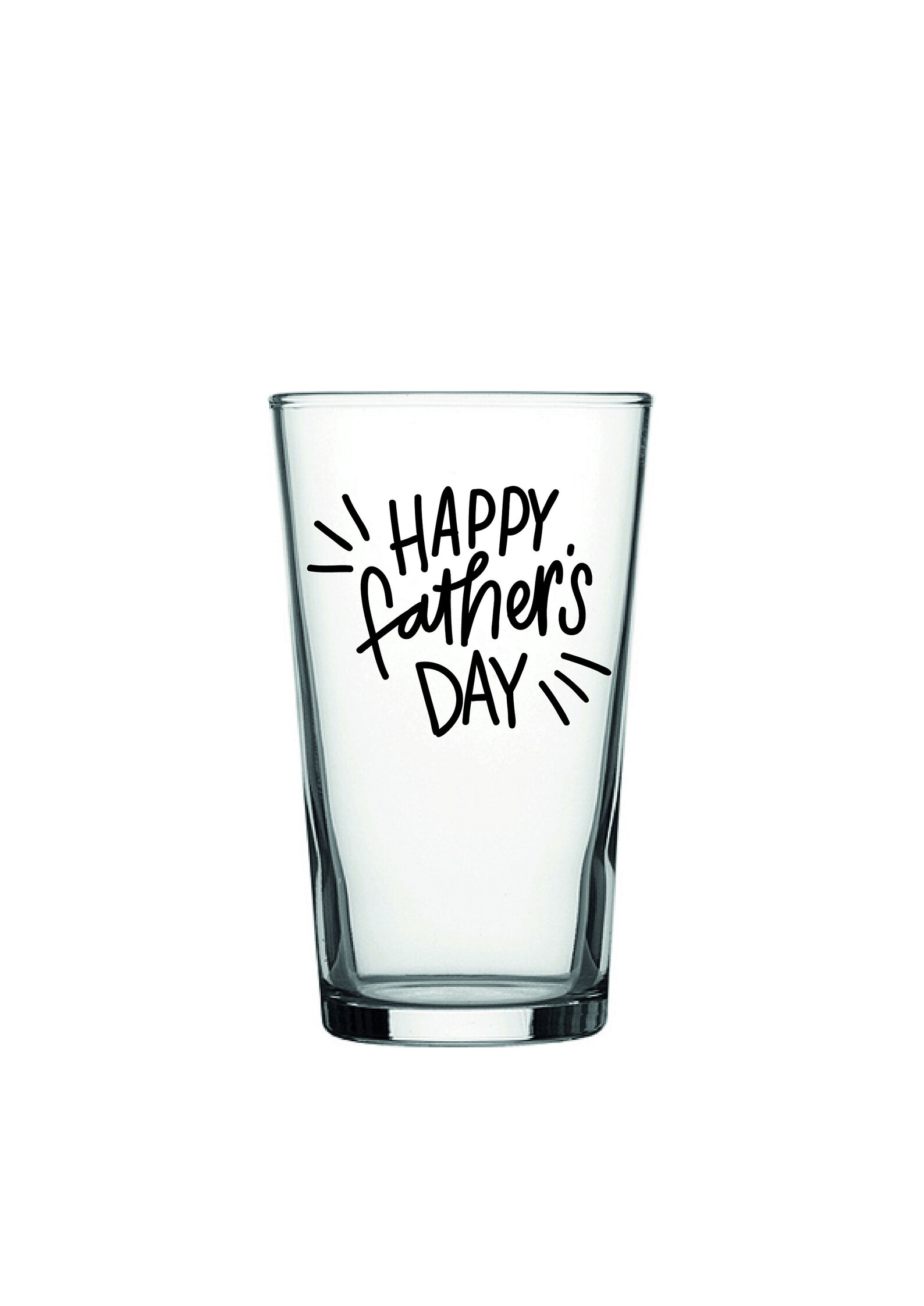Father's Day Glass Pint Glass Personal Gift Dad Etsy