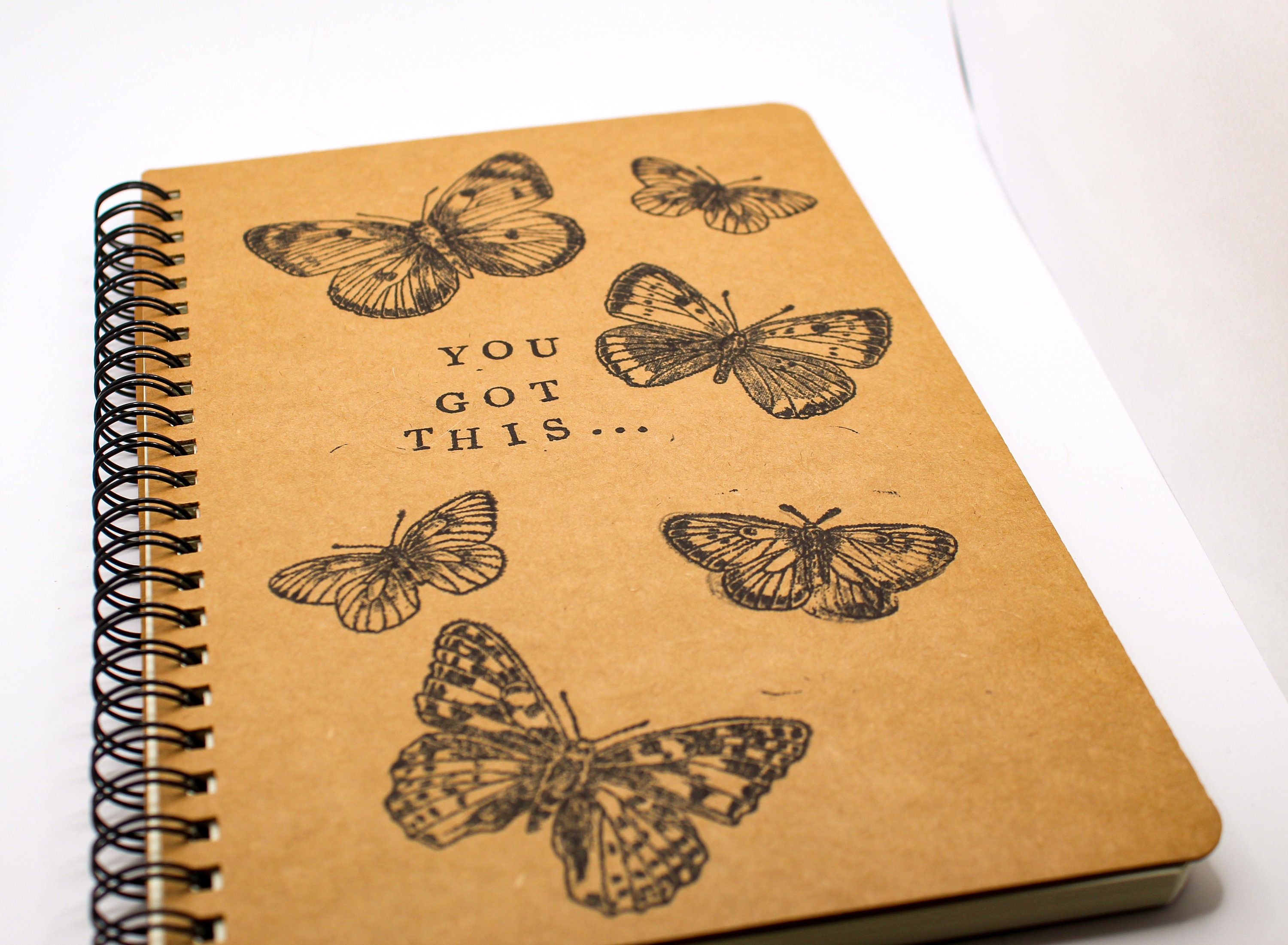 Butterfly Journal Butterfly Notebook Butterfly Art 5.5 x 8.3