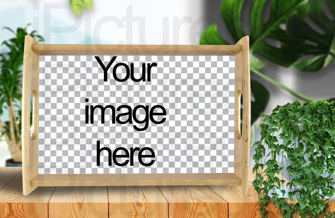 Serving Tray Mockup. Smart Object. PNG Mockup. JPEG Mockup. Stylized