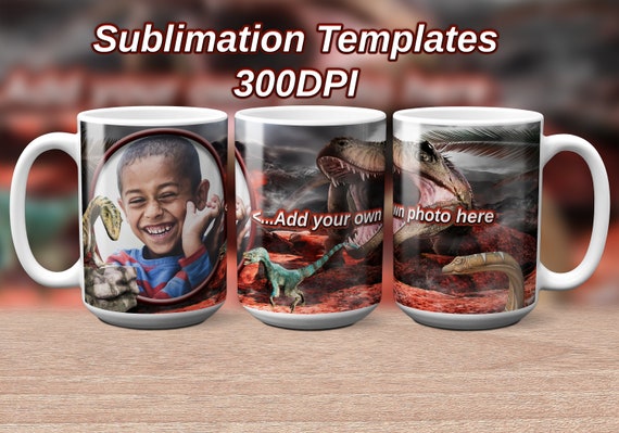 2 Sublimation Mug Templates Png, PNG File for Sublimation, Plantillas Para  Sublimacion, Cricut Sublimation Png, Mug Press Sublimation File 