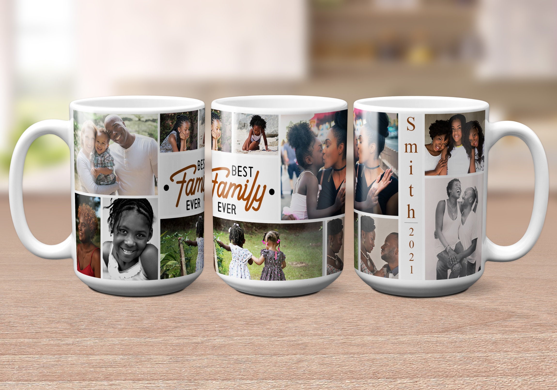 10 Picture Collage Customizable Mug. Personalized mug with 10 Etsy