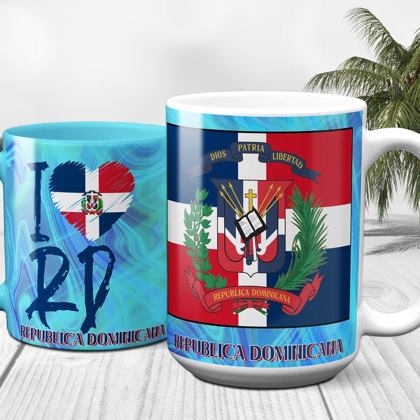 4 Ready To Print And Sublimate Templates For Coffee Mugs.  Santo Domingo, Republica Dominicana. High Definition PNG Download.