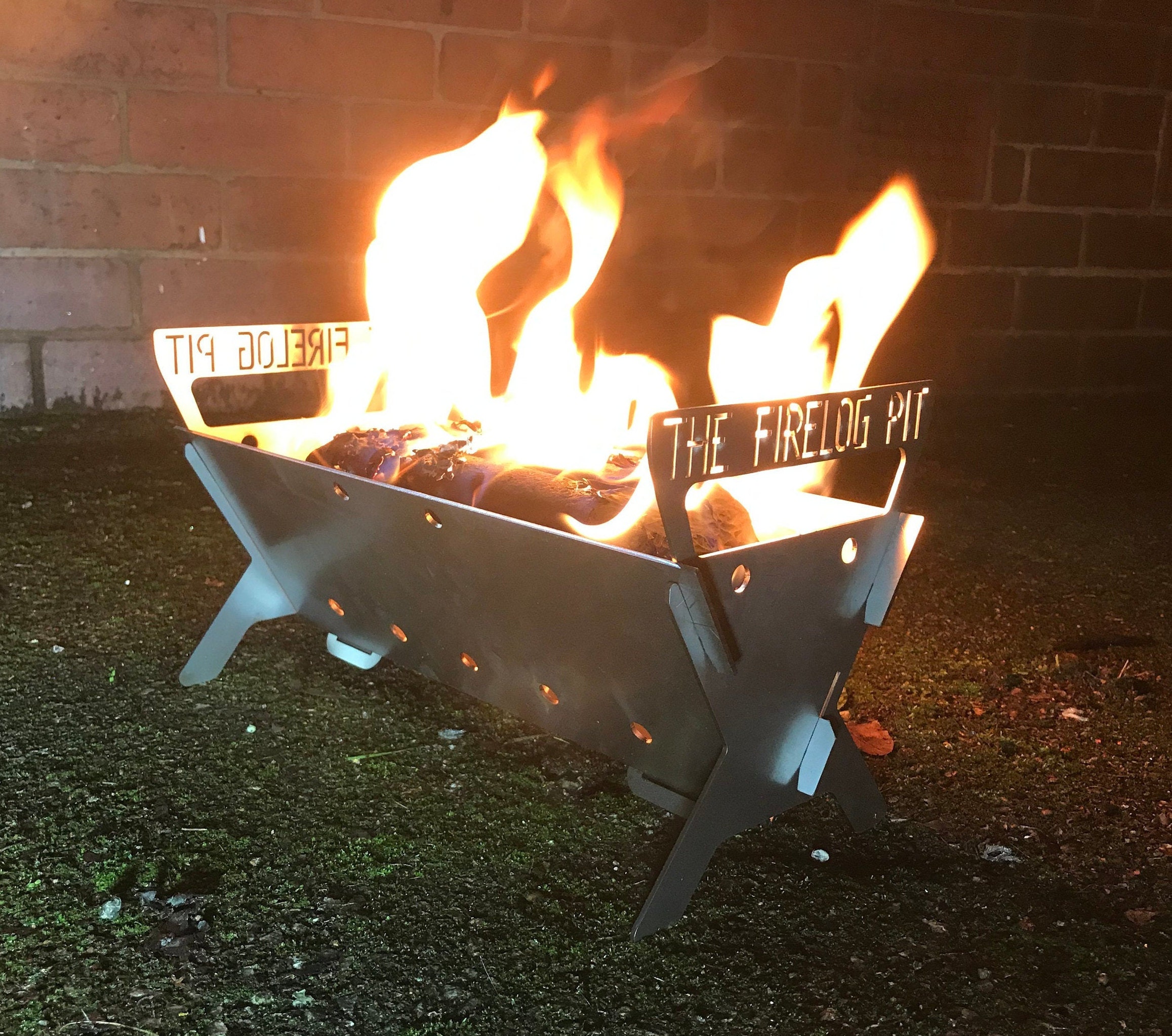 Collapsible / portable fire pit Etsy