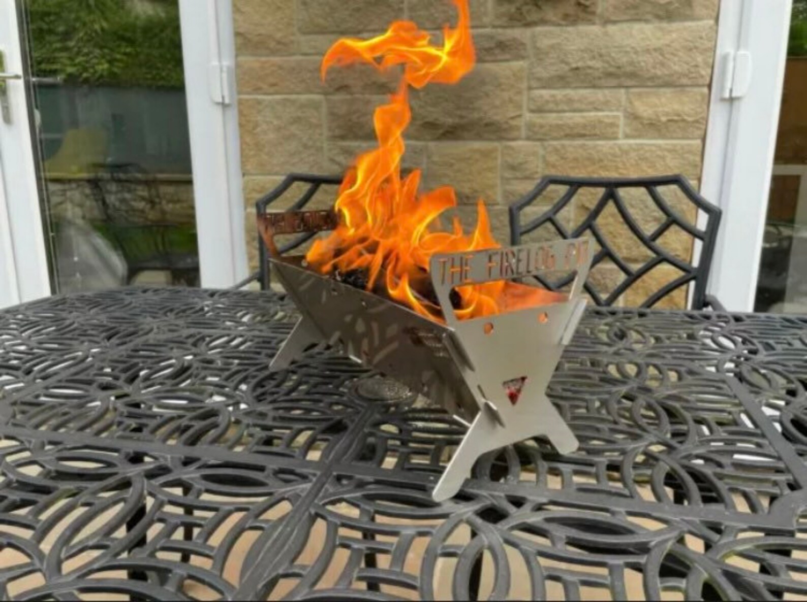 Collapsible / Portable Fire Pit mild Steel Etsy UK