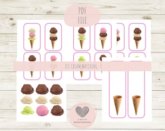 Combinación de patrones de helado
