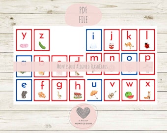 Montessori Aligned Flashcards