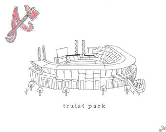 Truist Park Print