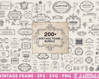 Vintage Bundle Rahmen, Dekorative Linien SVG, Linien EPS, Banner Sammlung, Muster, Mega Design, Dekorative Digital, Linie Vektor, Einladungsmuster