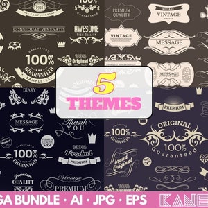 Vintage Svg ｜Swirls Svg | Floral Corner Svg Files | Text Decoration Svg | Baroque Silhouette Svg Art | Baroque Frame Svg