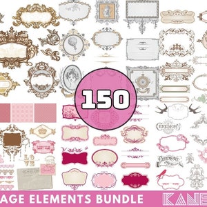 Vintage Frames Svg | Classic Frames Svg | Frame Template | baroque Svg | Frames Svg Bundle | Decorative Svg | Png Jpg Ai Eps | Signs Svg