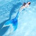 Mermaid Tail Swimsuit + Bra. Mermaid costume Mermaid Swimwear 