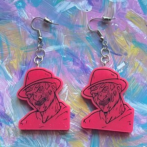 A Nightmare On Elm Street Freddy Krueger Earrings