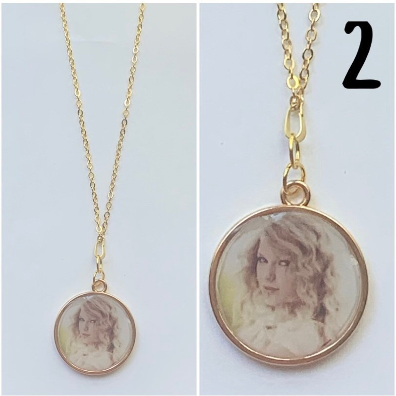 Taylor Swift Necklaces on Gold Chain Etsy