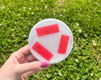 Roter Eras Tour Confetti Untersetzer