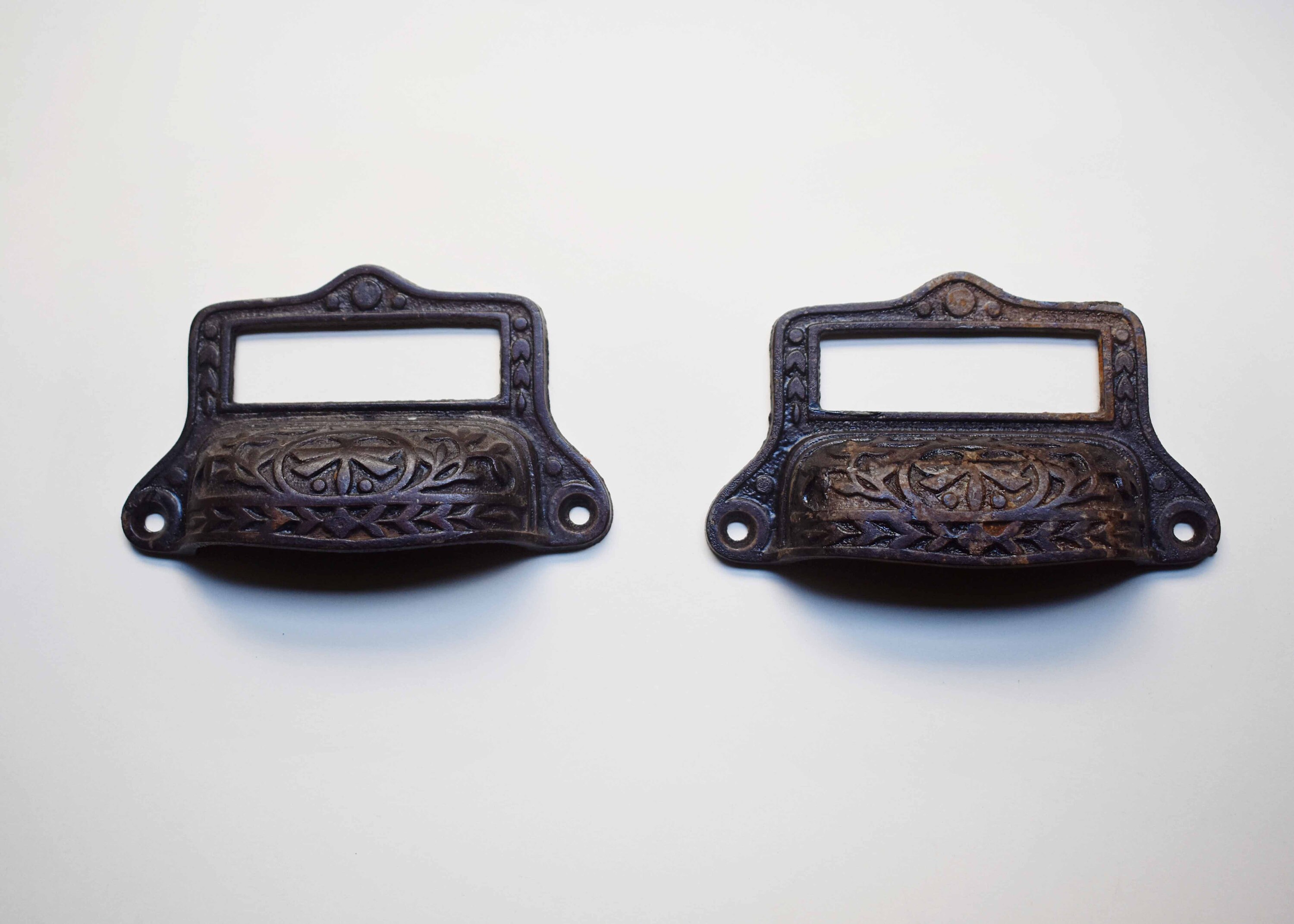 Poignées de Traction en Fonte - Art Nouveau, France.