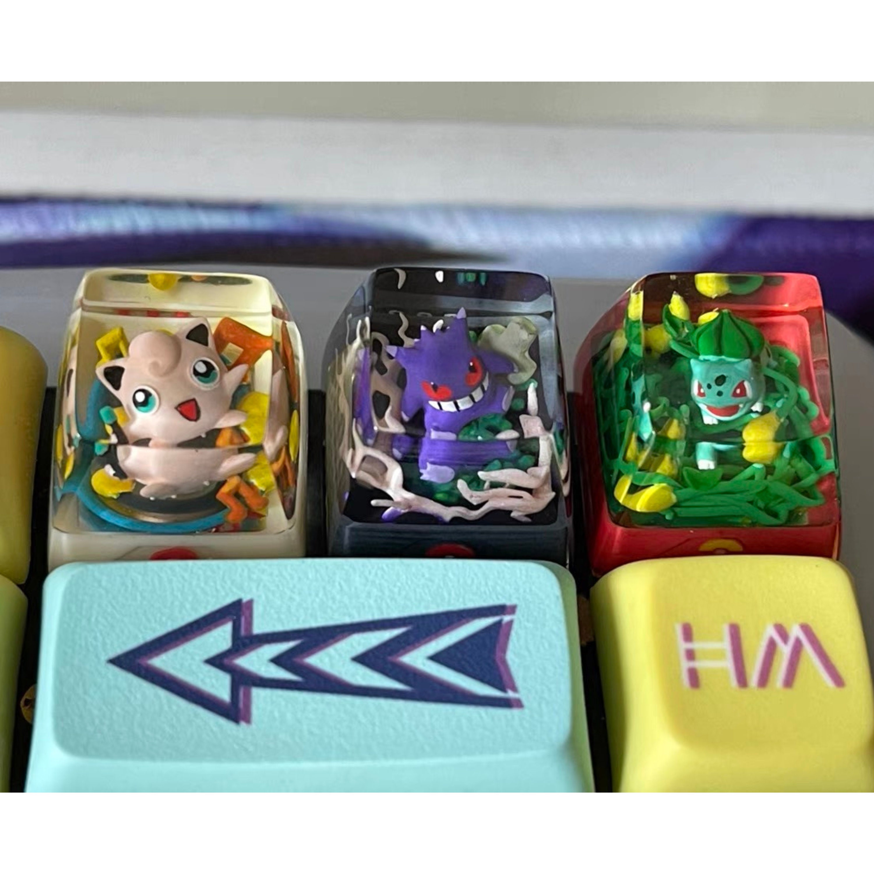 Pokemon Keycap Artisan Keycap Pokemon Keycap Sets / Key Cap Etsy
