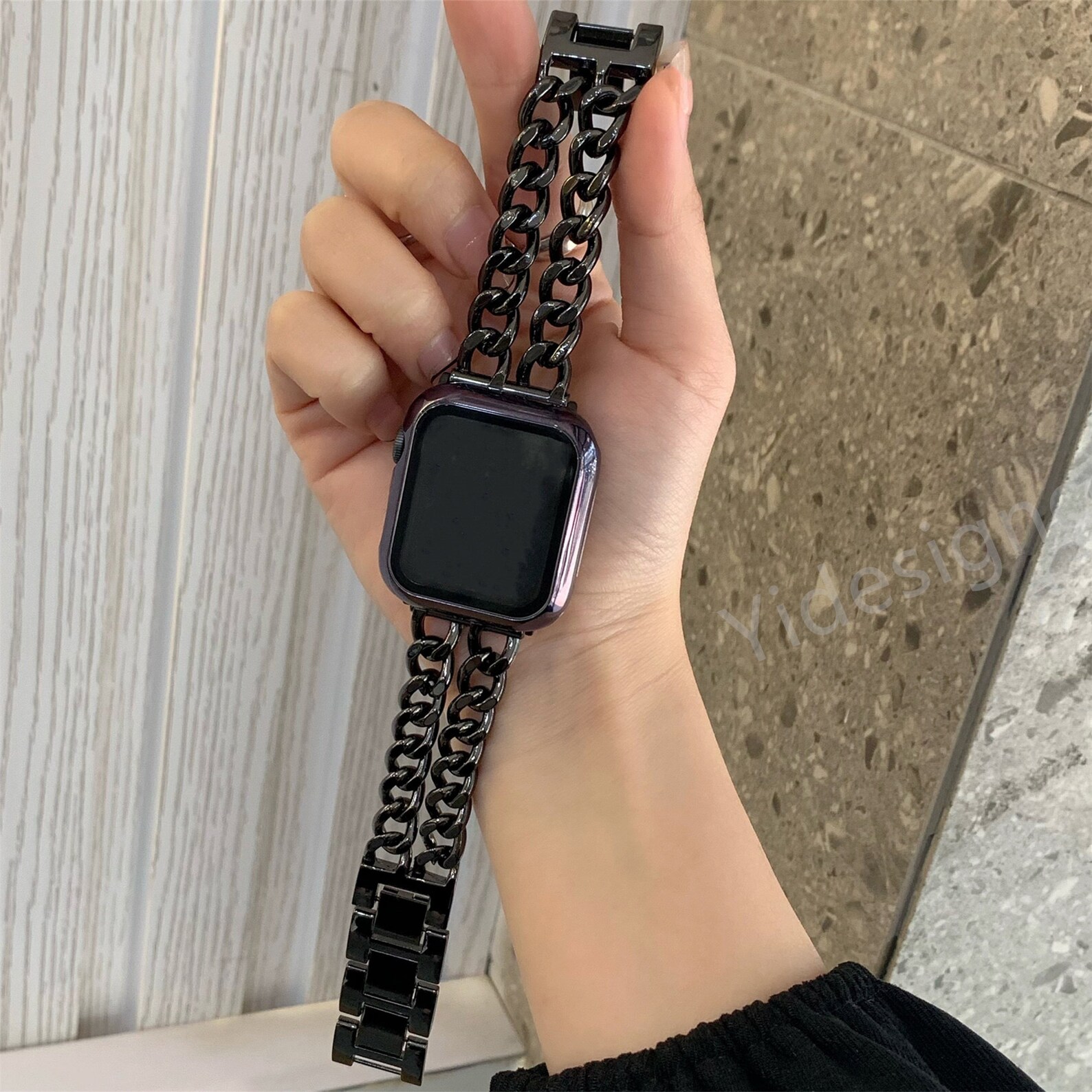 Gold Apple Watch Band Frau Luxus Iwatch Armband 38mm 40mm Etsy