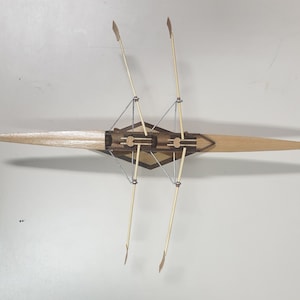 Rodd souvenirer tävling träbåt