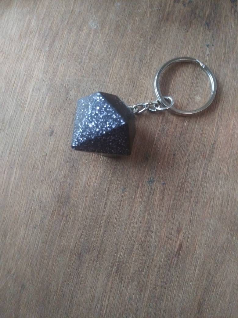 Diamond keychain. Etsy