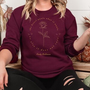 Bookish sweatshirt Reading sweatshirt Book sweatshirt Literary sweatshirt Quote sweatshirt Dark academia sweatshirt Academia clothing