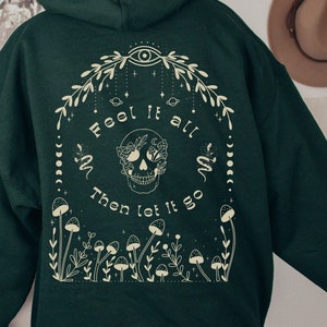 Fairy Grunge Hoodie Forestcore Hoodie Witchy Hoodie Dark Academia Hoodie Skull Hoodie Quote Hoodie