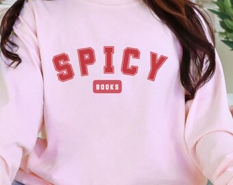 Sudadera universitaria para amantes de los libros picantes: jersey de lector atrevido