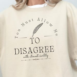 Jane Austen Sweatshirt Jane Austen Gifts Reading Sweatshirt Bookish Sweatshirt Book Sweatshirt Light Academia clothing Jane Austen