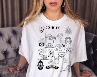 Halloween Shirt: Witchy Occult Graphic Tee