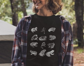 Camiseta Goblincore Frog: Camiseta Cottagecore Dark Academia