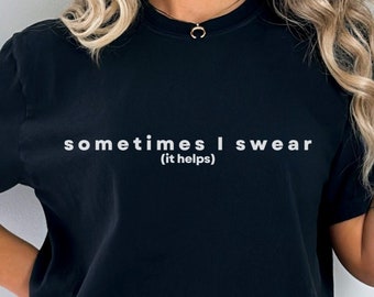 Camiseta con palabrotas sarcásticas: Humor de la Generación Z