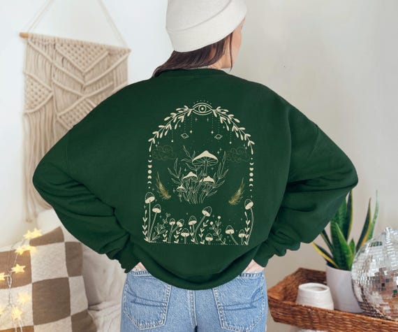 Sweat À Capuche Pour Hommes Fungi De Cueillette De Champignons