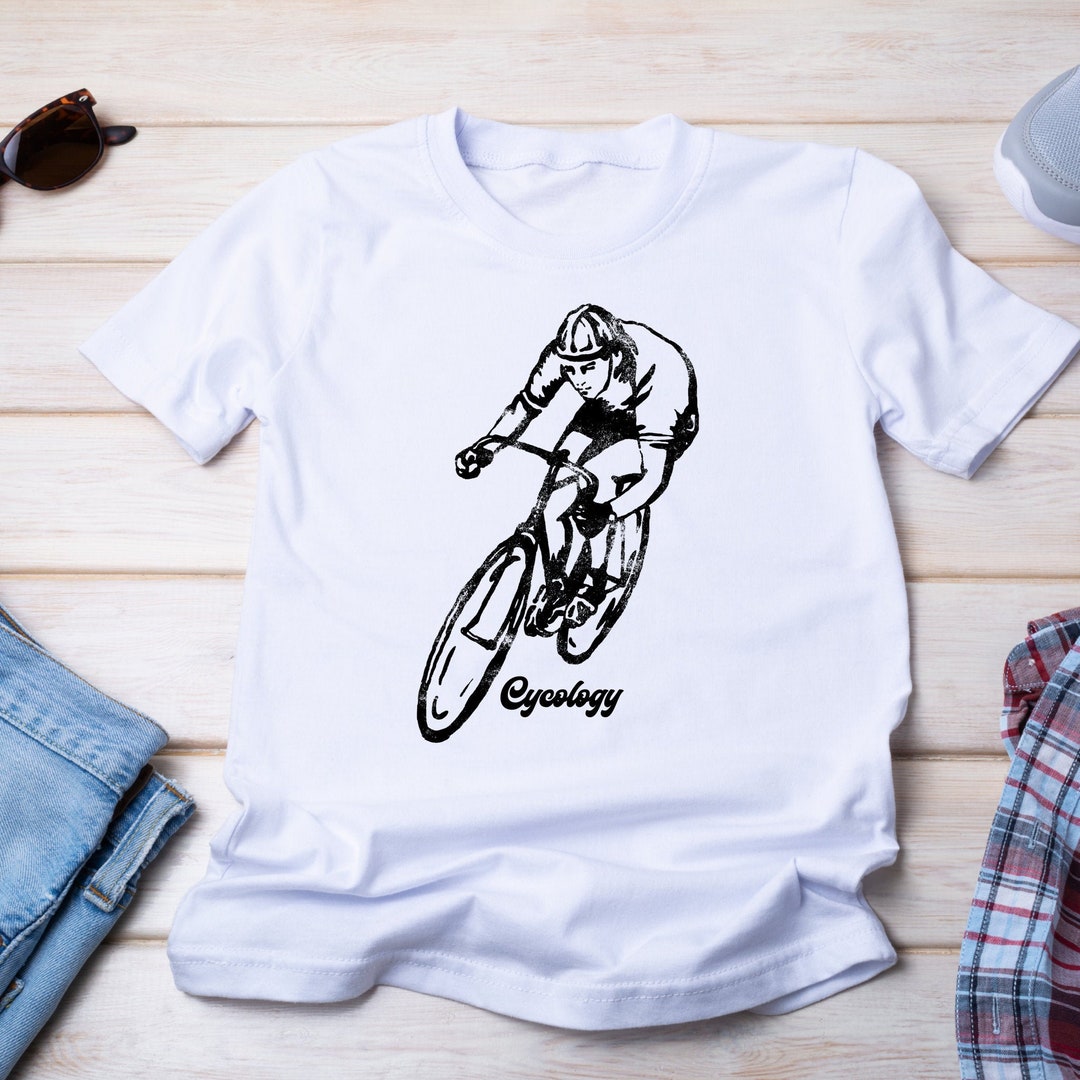 Funny Cycling T-shirt Cycology T-shirt Cyclists T-shirt Fathers