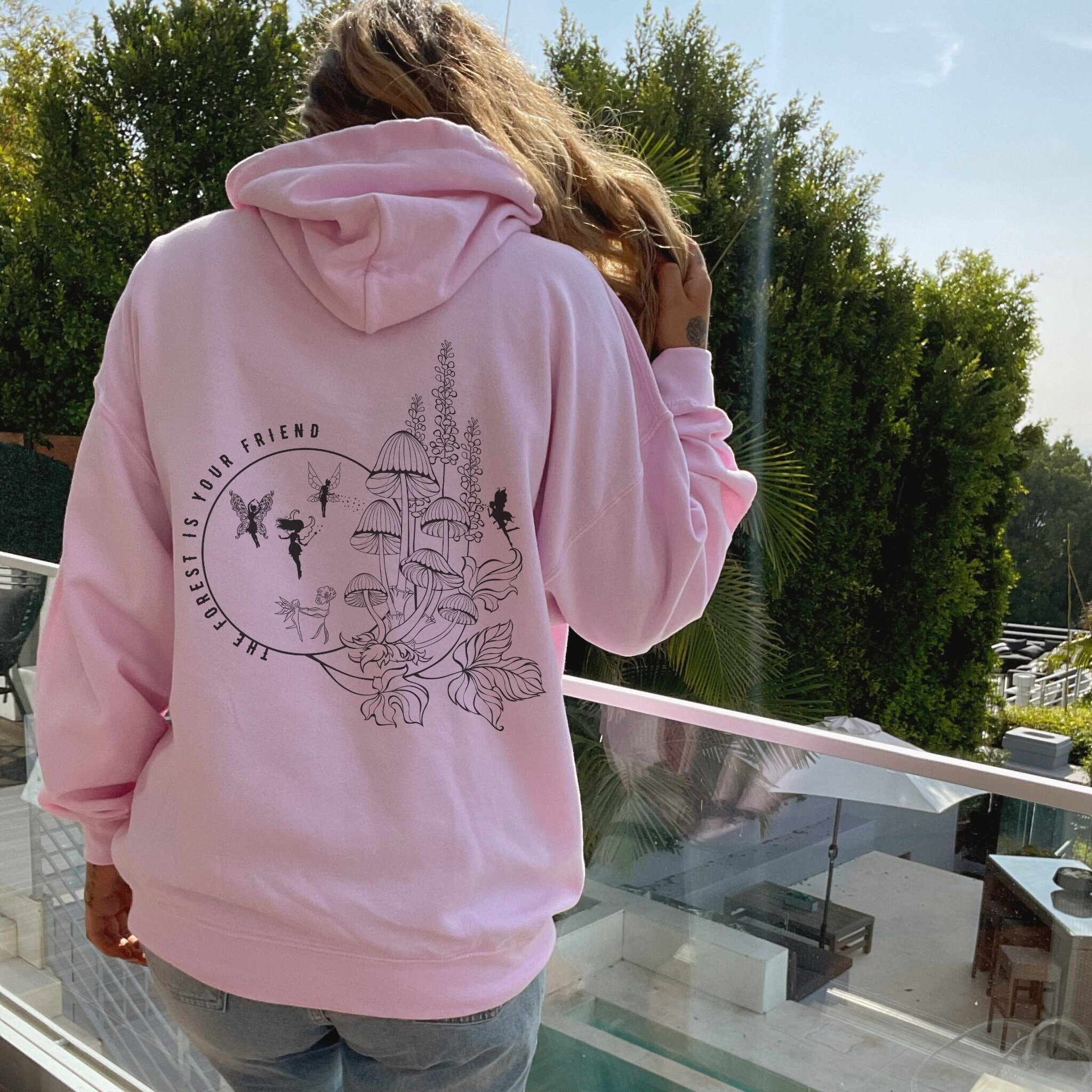 goa ファー　パーカー　フーディ　y2k fairy grunge Fairy Grunge Hoodie: Y2k Cotton-blend Sweater - Etsy