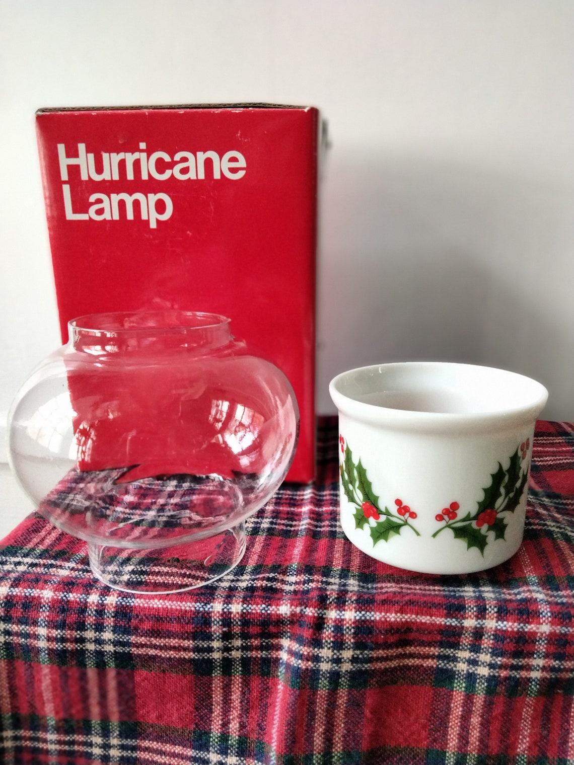 Mini Christmas Hurricane Lamp - Etsy