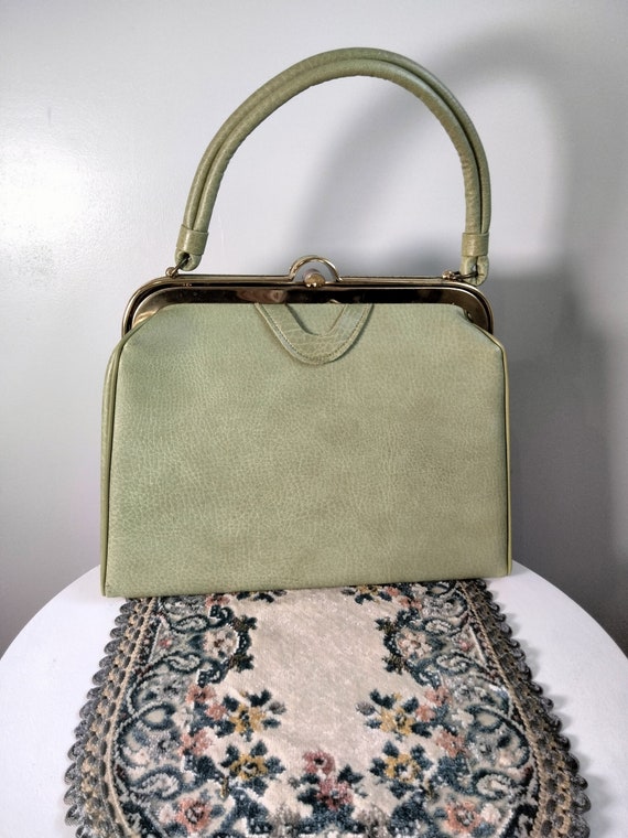 gorgeous green Verdi purse, 70's