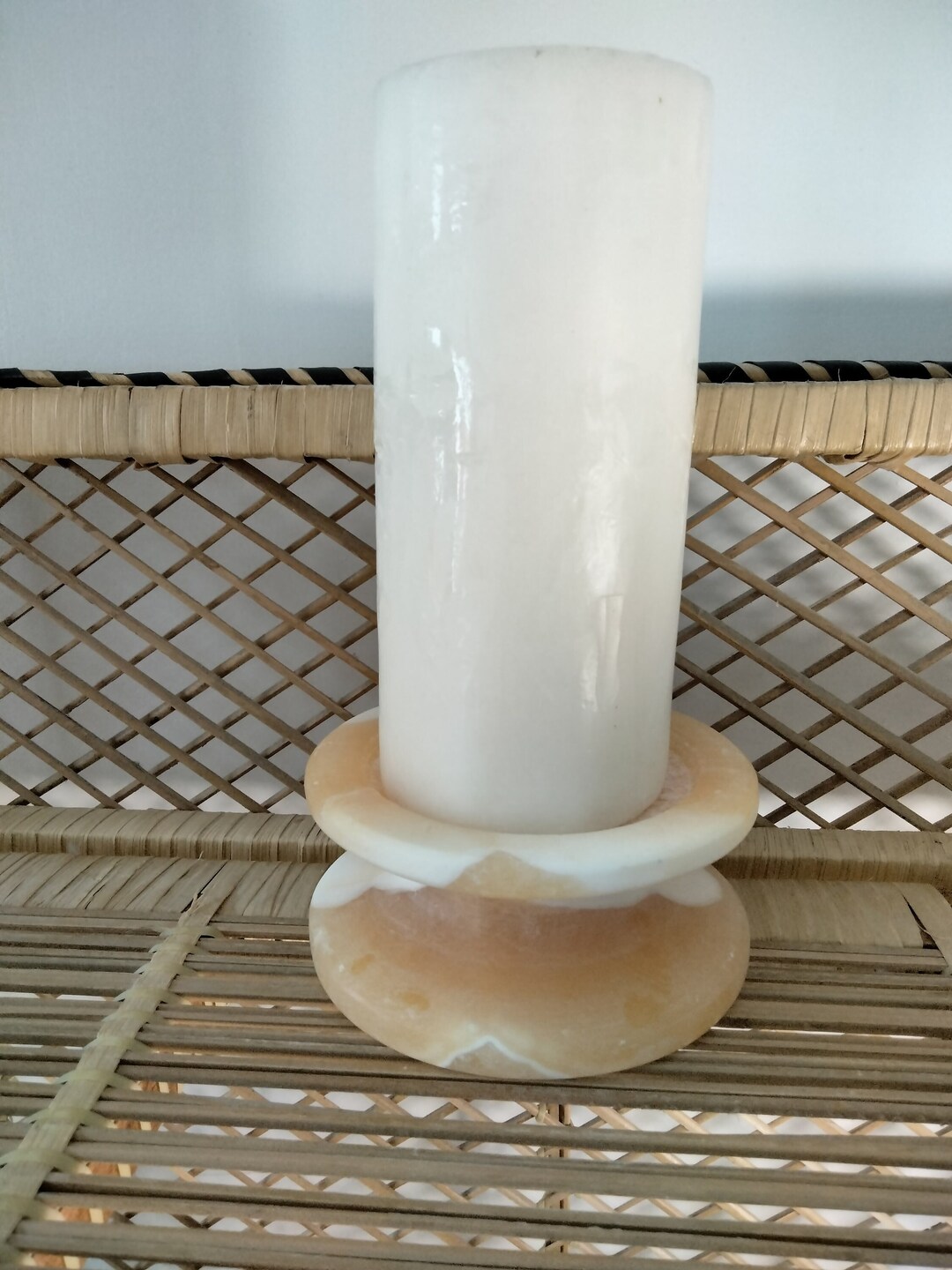 Onyx Marble Pillar Candle Holder Etsy